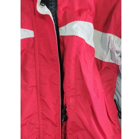 Columbia Coat Womens Size Medium Interchange Core Ski Winter Warm Heavy Red Coat - Picture 6 of 11